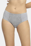 Soie High Rise Full Coverage Hipster Panty - Ash Grey — thumbnail 1